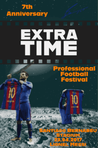 FooTigers Messi Extra Time Poster